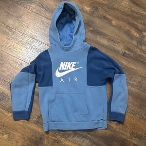 Nike Kids Two-Tone Blue Hoodie size M